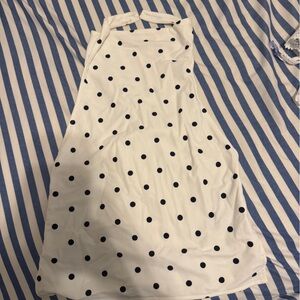 White Polka Dot Halter Top